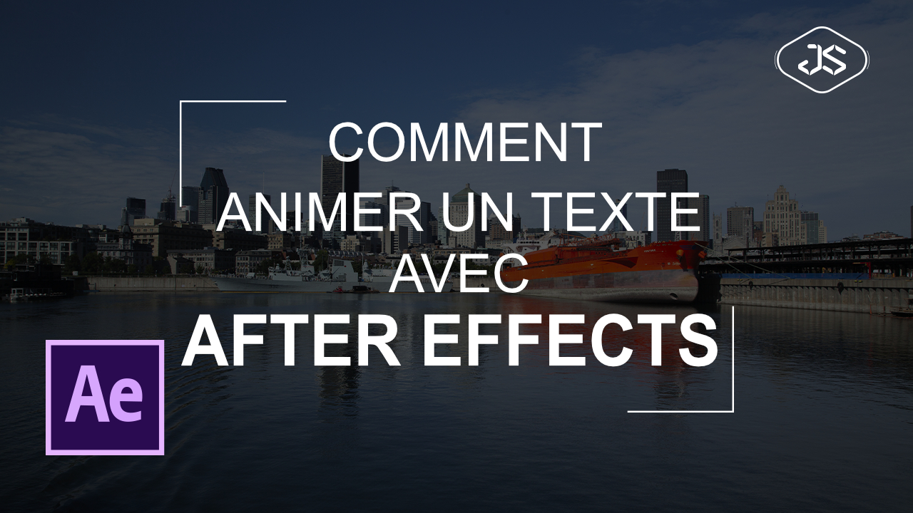 Animer un titre avec After-Effects